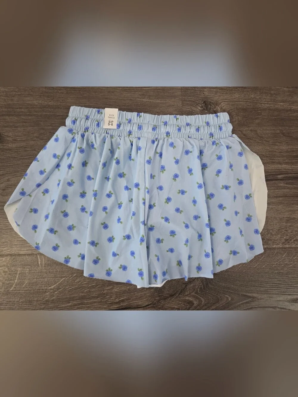 Girls Quick Dry Floral Flowy Shorts Size S 5/6 NWT